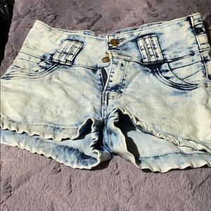 High waisted shorts